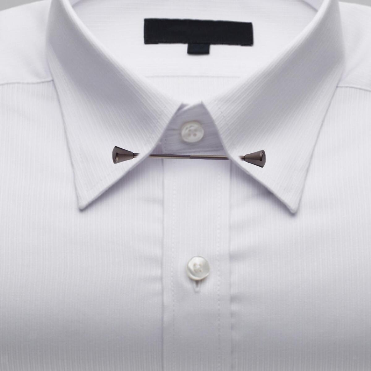 Classic Collar Bar Pin for Men Necktie Pins Cone for Business Formal Gifts