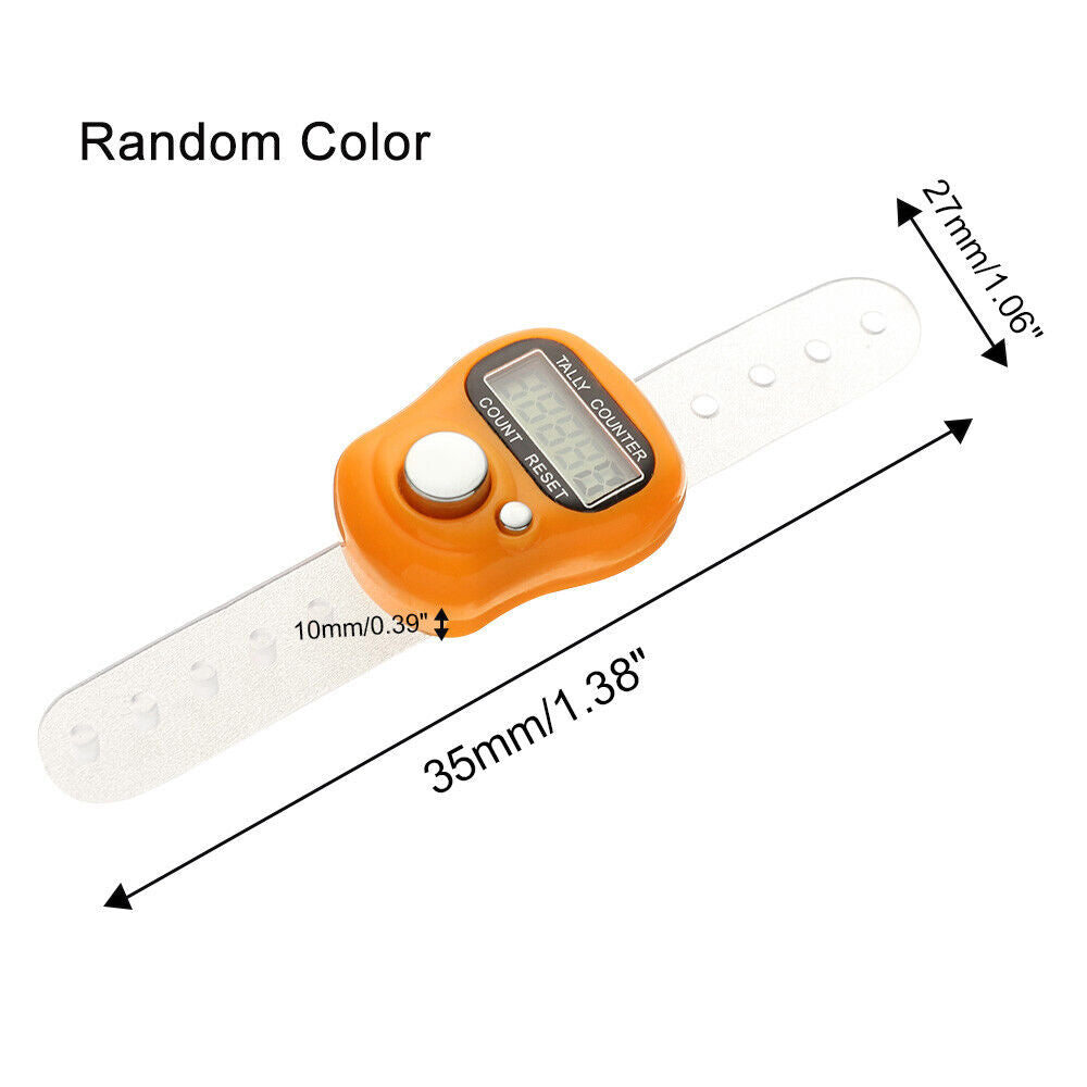 Digital Mini Stitch Marker Finger Ring Counter Chanting Counter Buddha Pray