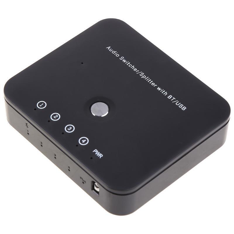 Stereo-Aux Switch Wireless Bluetooth-compatible Audio Adapter Music Transmitter