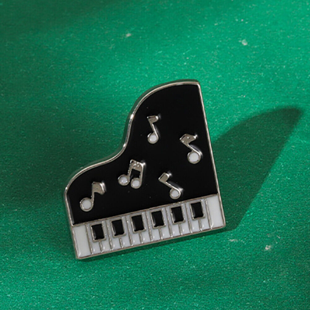 Enamel Badge Musical Instruments Brooch Collar Clothes Lapel Pin (Style 3)