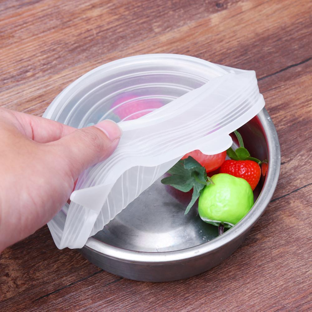 Heat Resistant Reusable Stretch Silicone Lids Food Wrap Bowl Cover (11cm)