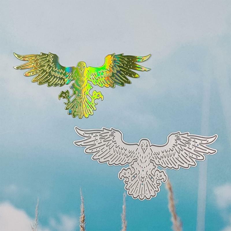 Spread Wing Eagle Metal Cutting Dies Stencil DIY Scrapbooking Embossing Template