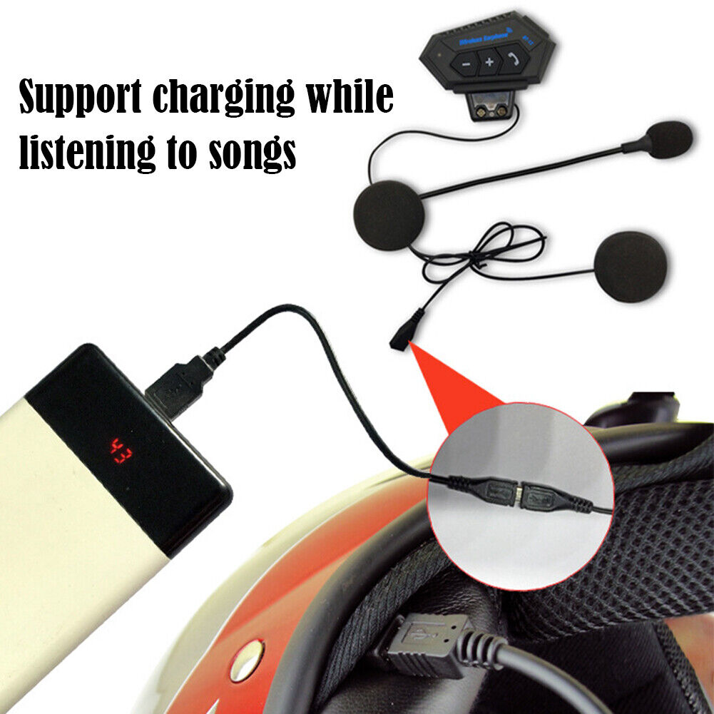 BT12 CSR8635 Bluetooth-compatible V4.0+EDR Headset for Motorcycle Helmet In