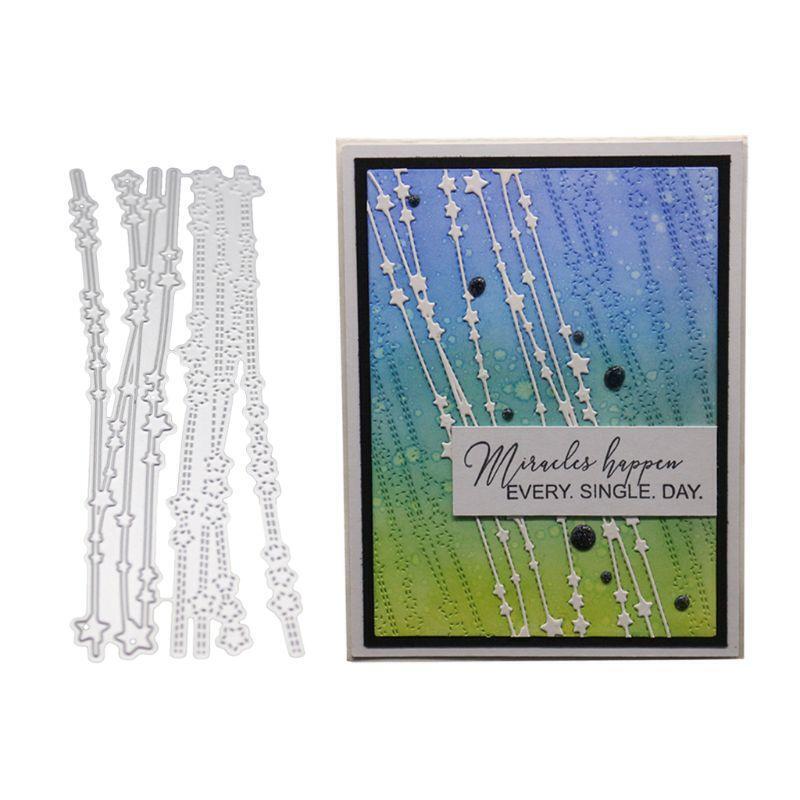 Meteor Metal Cutting Dies Stencil Scrapbooking DIY Album Stamp Paper Card Emboss