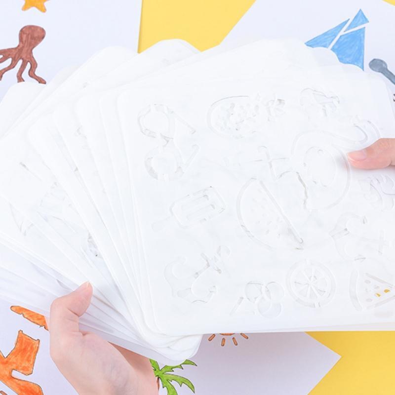 20pcs Multi-purpose Painting Stencil Kit DIY Drawing Stencil Template for Decors