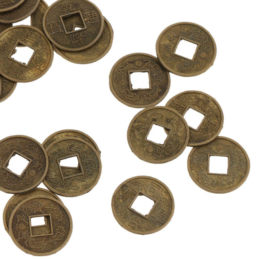 50pcs Chinese  18mm- China Feng  I Ching Charm -Lucky Money
