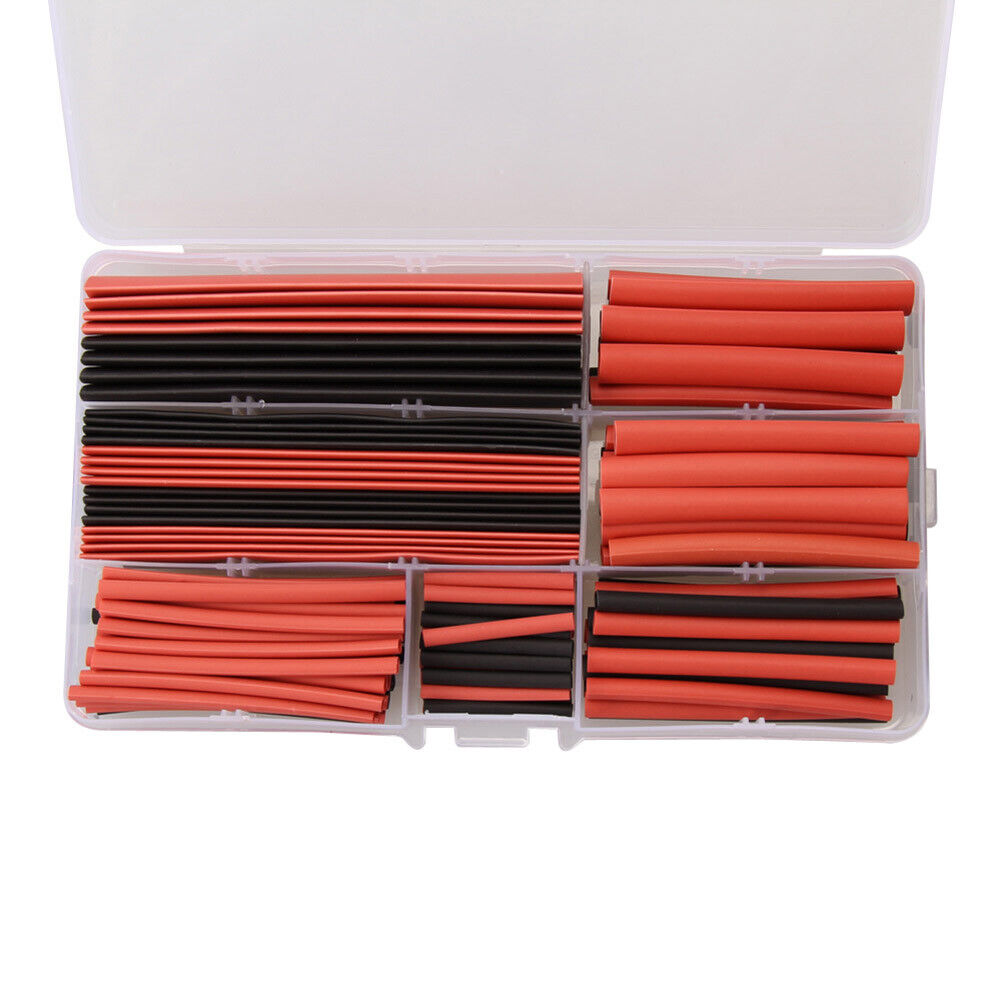 150Pcs Polyolefin Halogen Tubing Tube Sleeving Wire Cable-60314