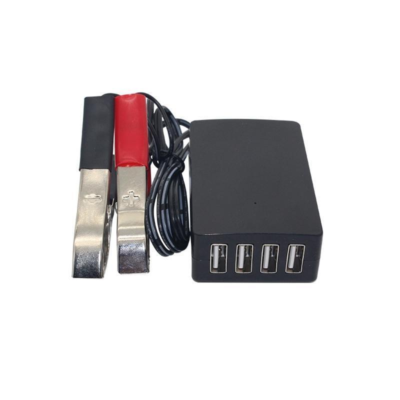 12V 24V to 5V 8A 4 USB Port DC Converter Automatically Identify Shunt Charging