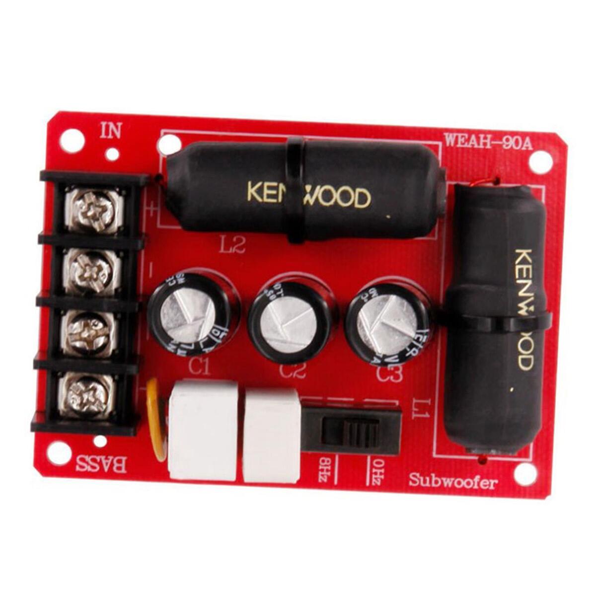 2x Bass Subwoofer Second-order Crossover Frequency Divider DIY Home Theater