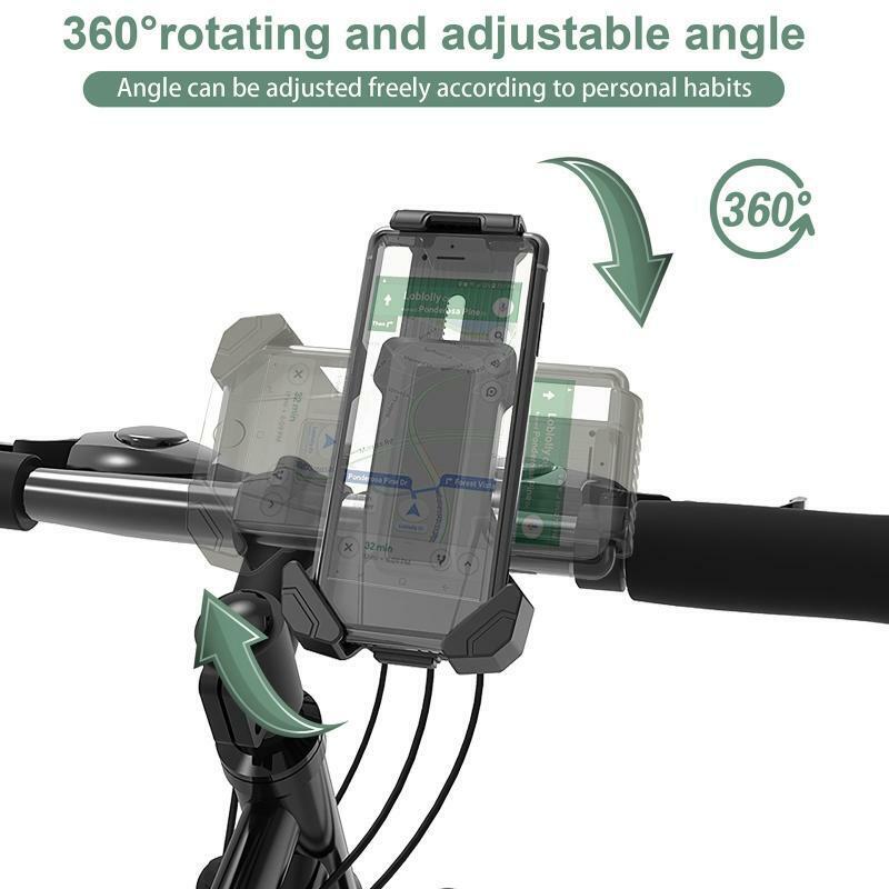 Adjustable Bicycle Phone Holder 360° Rotation Bike Brackets Accessories