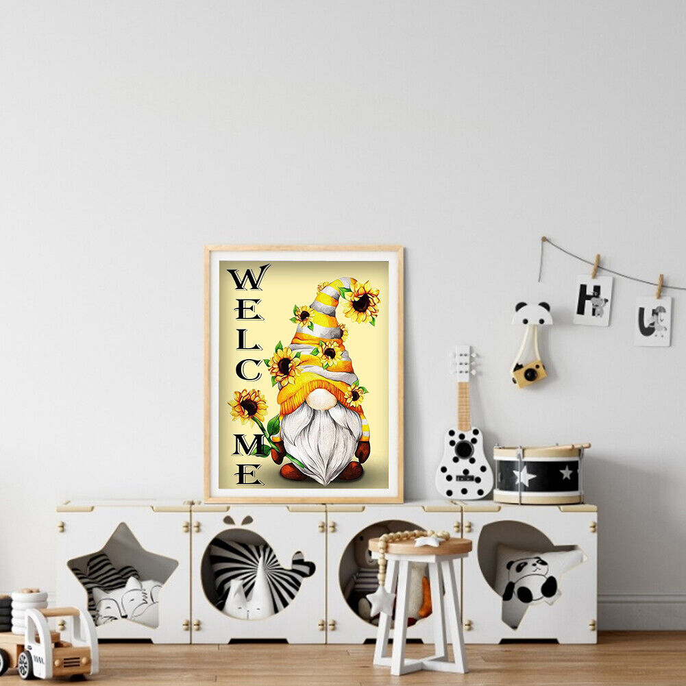 DIY Cross Stitch Full Embroidery Kit Goblin Stamped for Home Decoration
