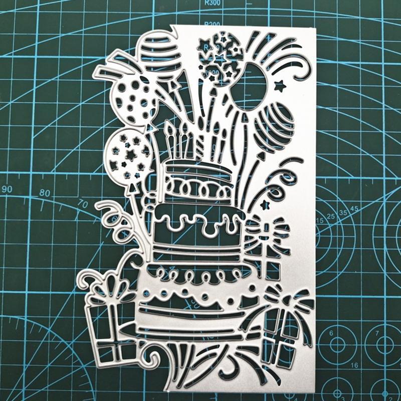 Cake Cards Metal Cutting Dies Stencil Scrapbooking DIY Album Stamp Paper Card