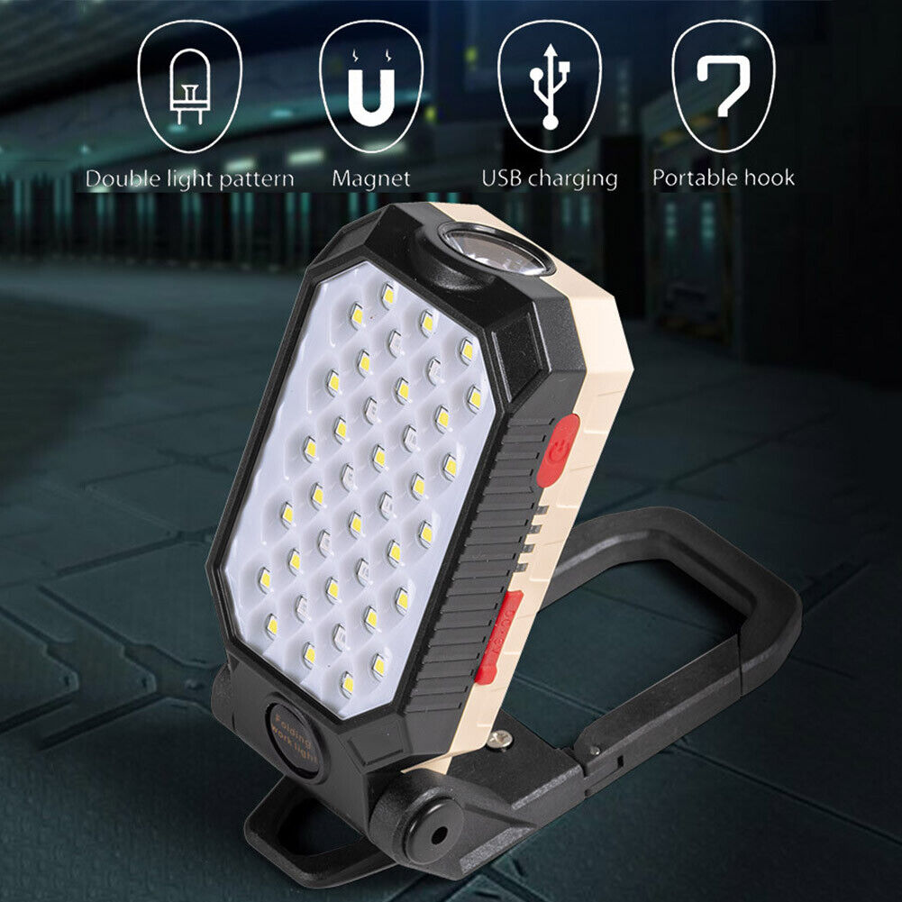 COB Rechargeable Magnetic Work Light Emergency Flashlight (W5 99B Large)
