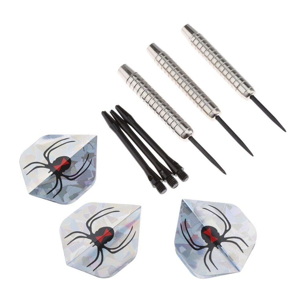 3Pcs Durable Use Quality Standard Steel Tip Darts & Aluminium Shafts Dart Flight