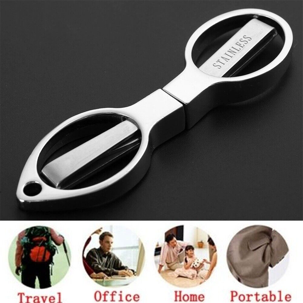 1×Stainless steel Scissor Fish Use Travel Ring Cutter Fishing Tool Portable