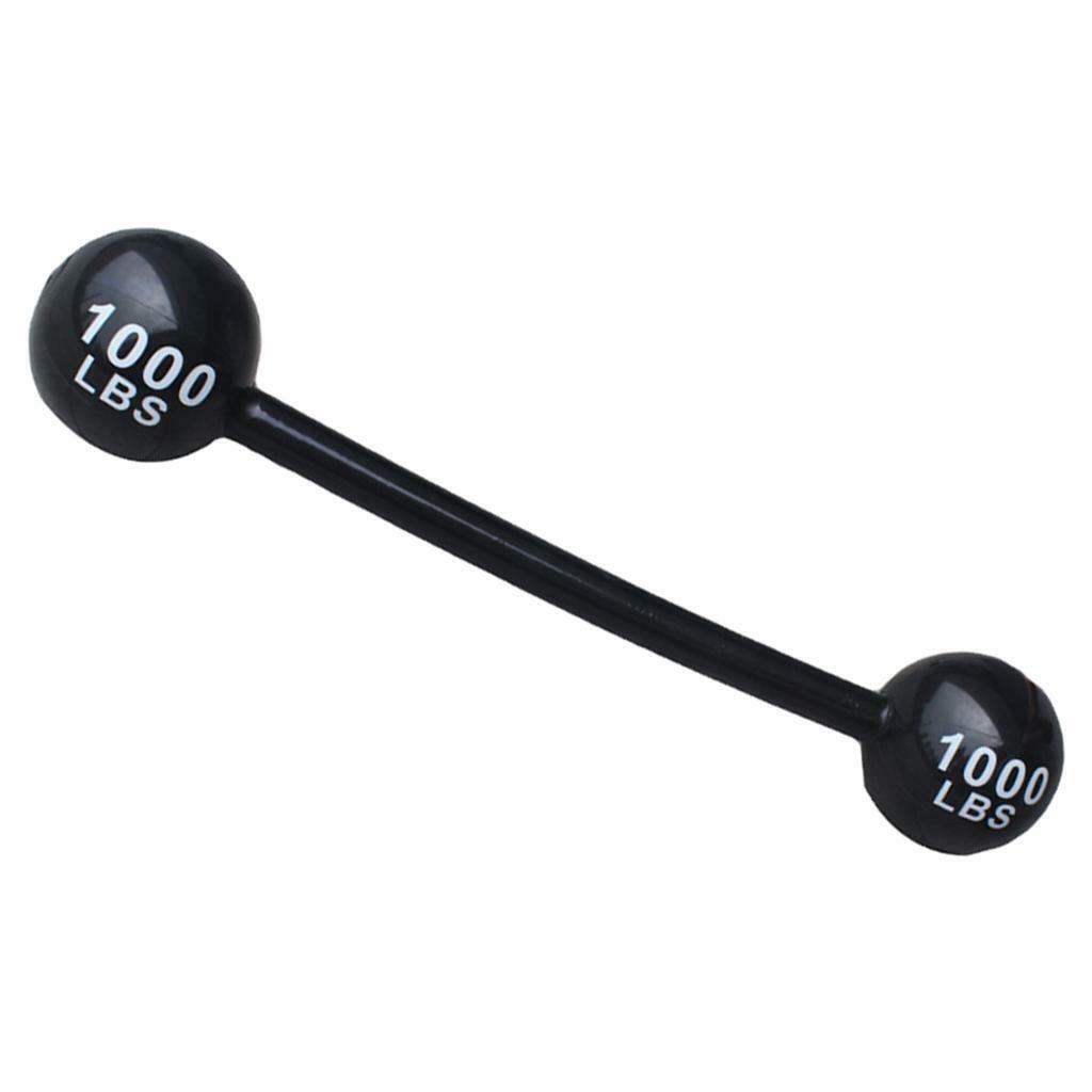 PVC Inflatable Barbell  Sports Fitness Dumbbell  Strongman Costume