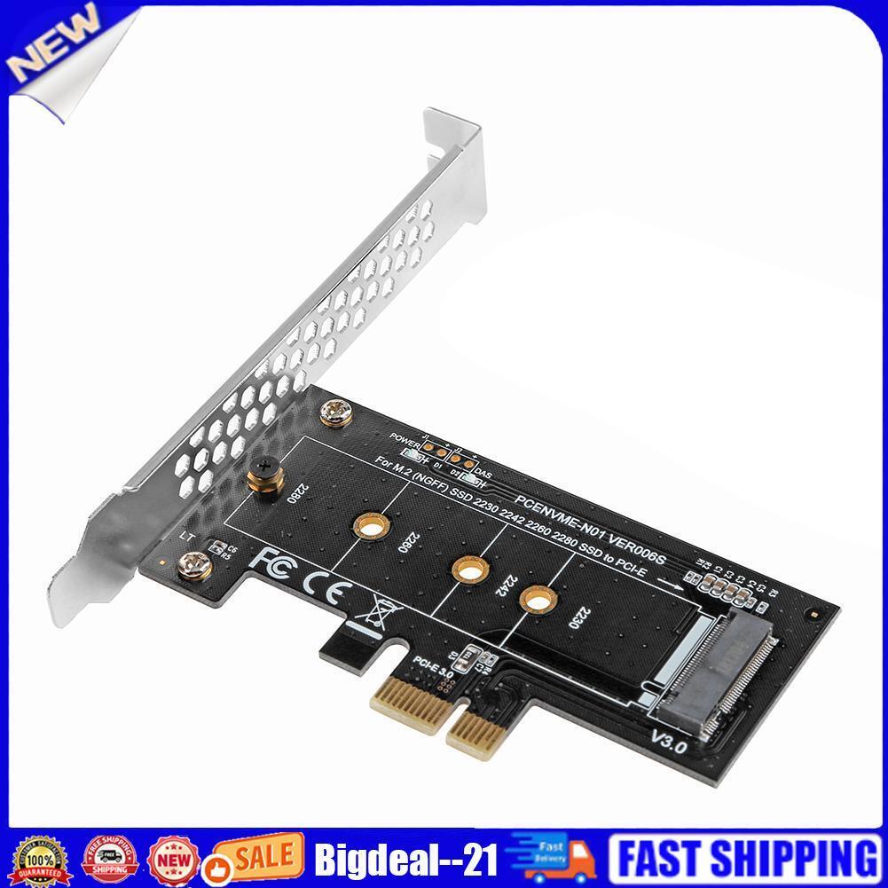 PCI-E 3.0 x4 to M.2 NGFF M Key Slot Converter Adapter and Low profile brack
