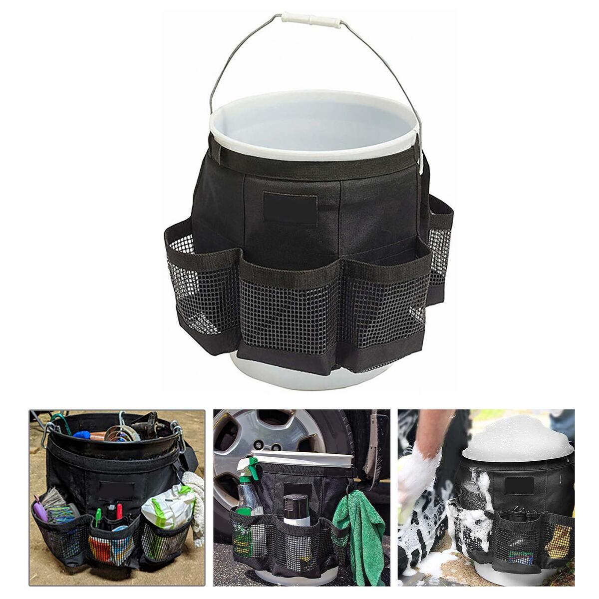 Car Bucket Wash Tool Organizer Fishing Bucket Storage for 5 Gallon Bucket