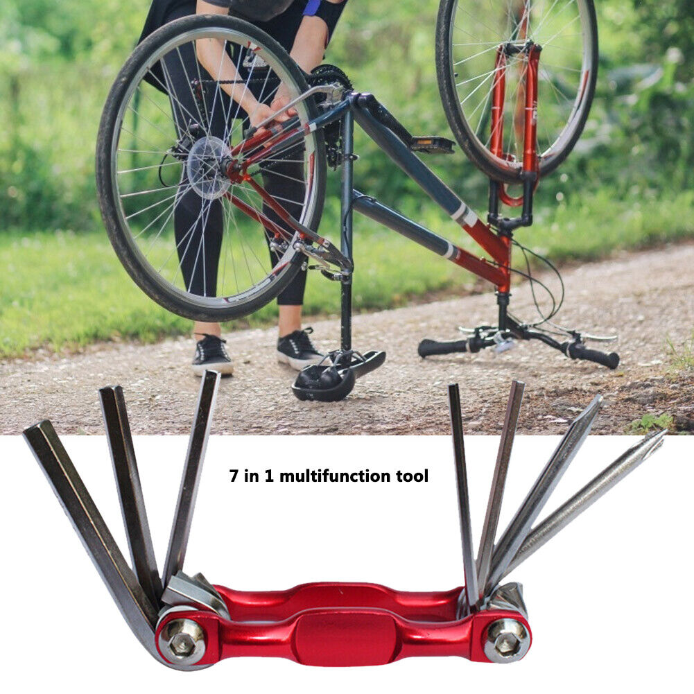 7 in 1 Bicycle Repair Tools Portable Multifunctional Maintenance Tool Kits