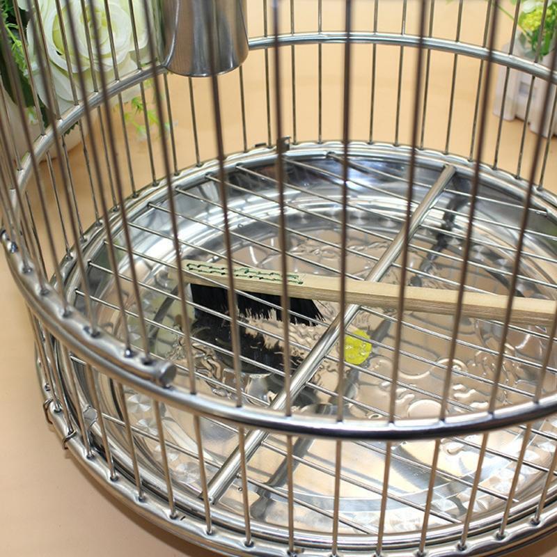 Bamboo Handle Bird Cage Cleaning Brush for Rabbit Guinea Pig Small Animal Cages