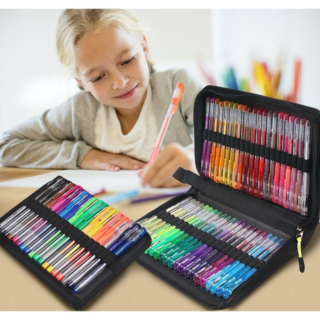 shamjina 121x Glitter Gel Pens Refills Marker For Coloring Books Drawing