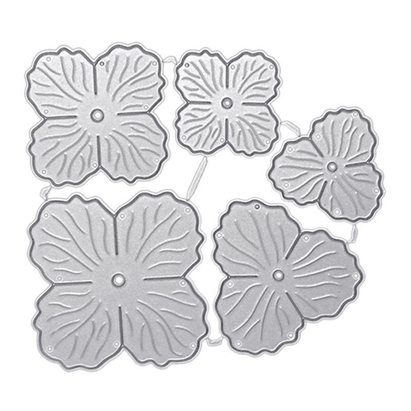 Flower Metal Cutting Dies DIY Stamps Crafts Template Mold Stencils