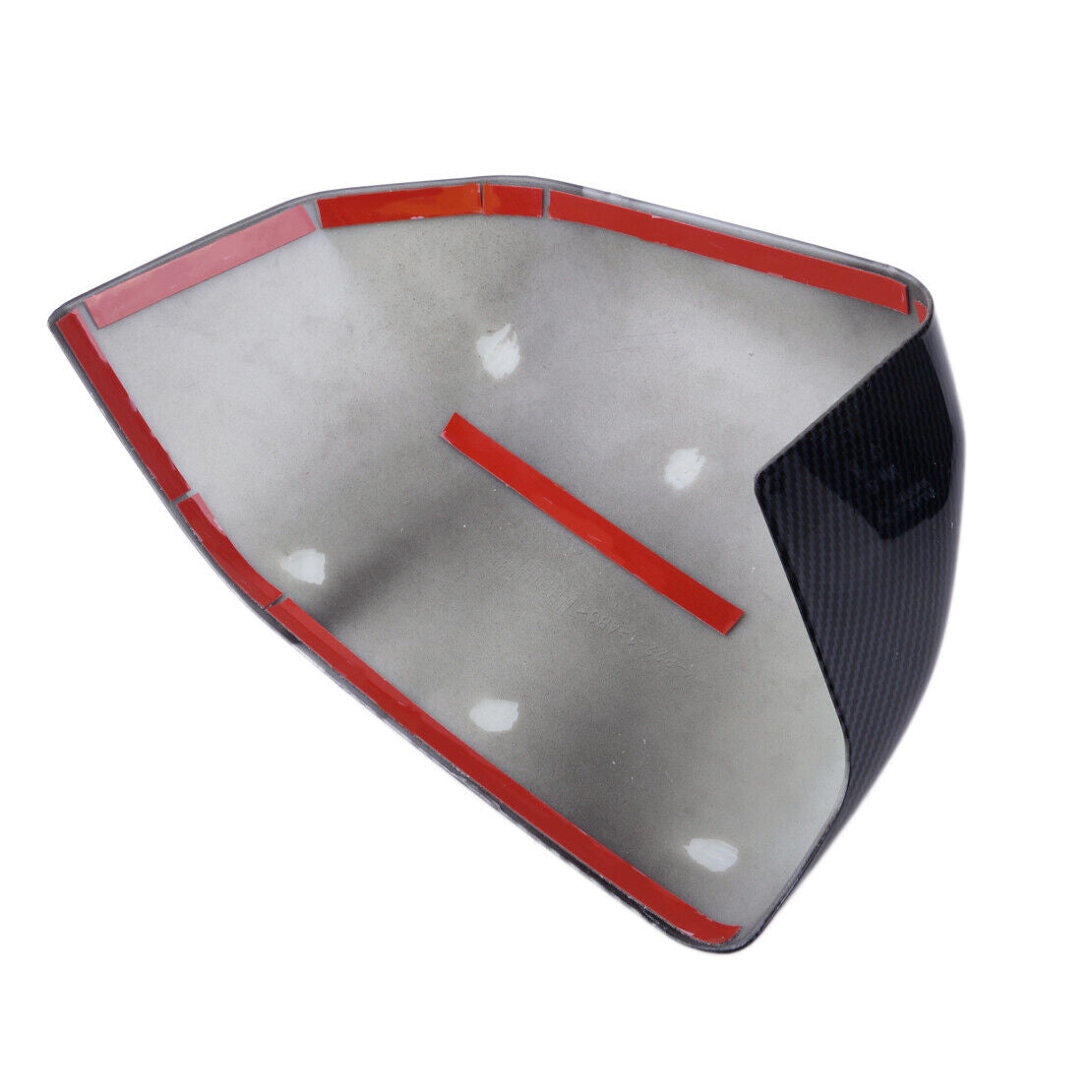 Left Carbon Fiber Grain Side Mirror Cover Trim Fit for Ford F150 15-19 Lariat Li