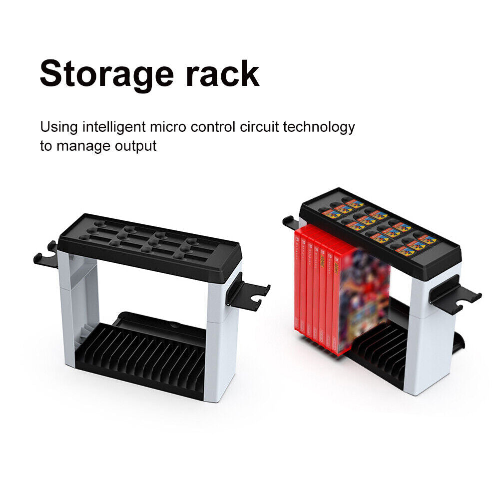 Multi-Function Console Stand for NS OLED Game CD Disc Controller Holder