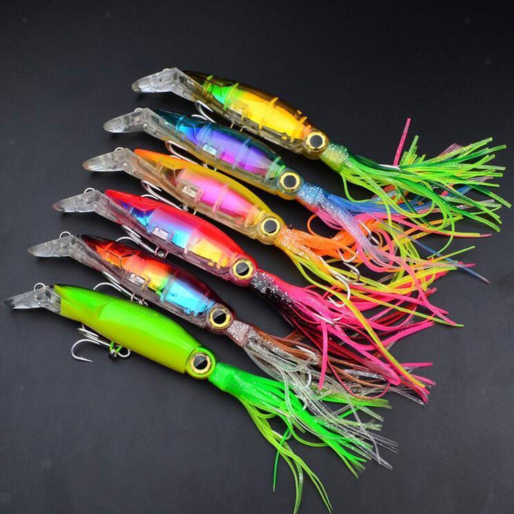 2pcs, Fishing Skirts   Squid Lure Octopus Lure Tuna Marlin Trolling Lure