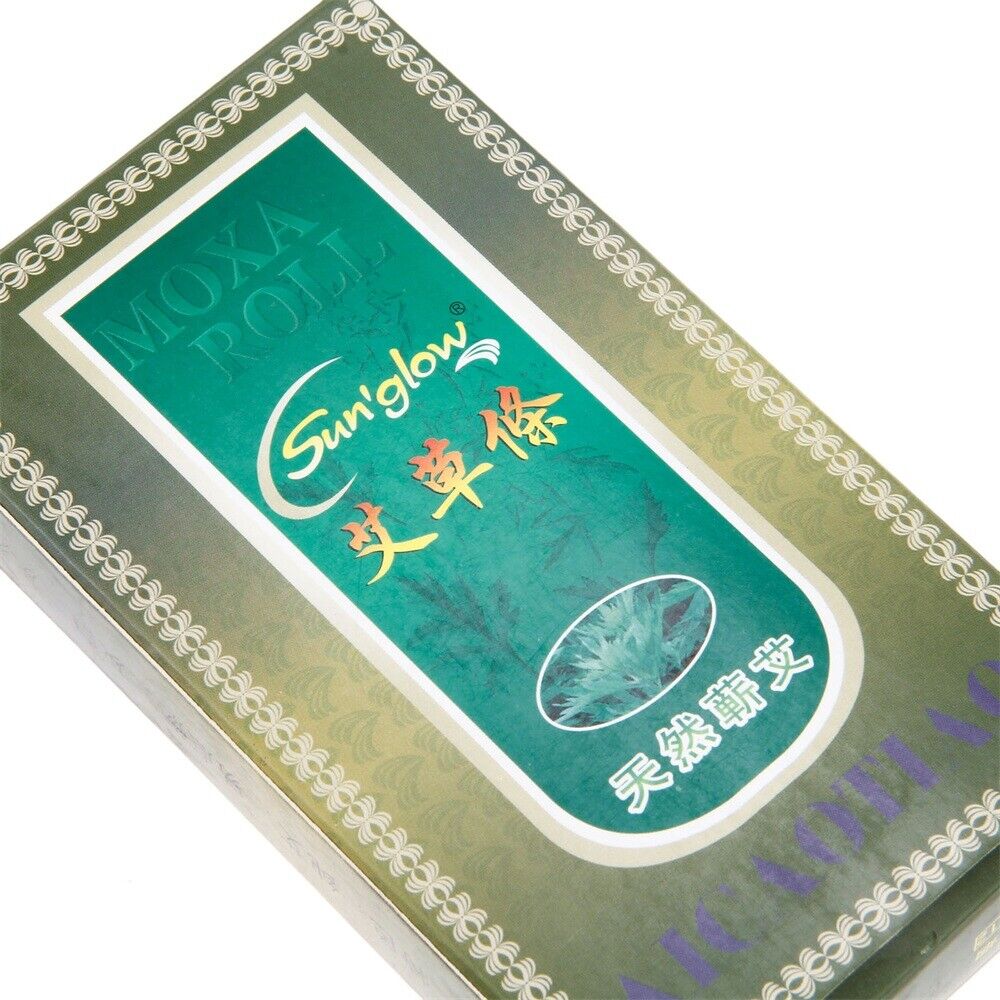 70pcs 4mm Traditional Smokeless Moxa Rolls Sticks Moxibustion Healing Therapy