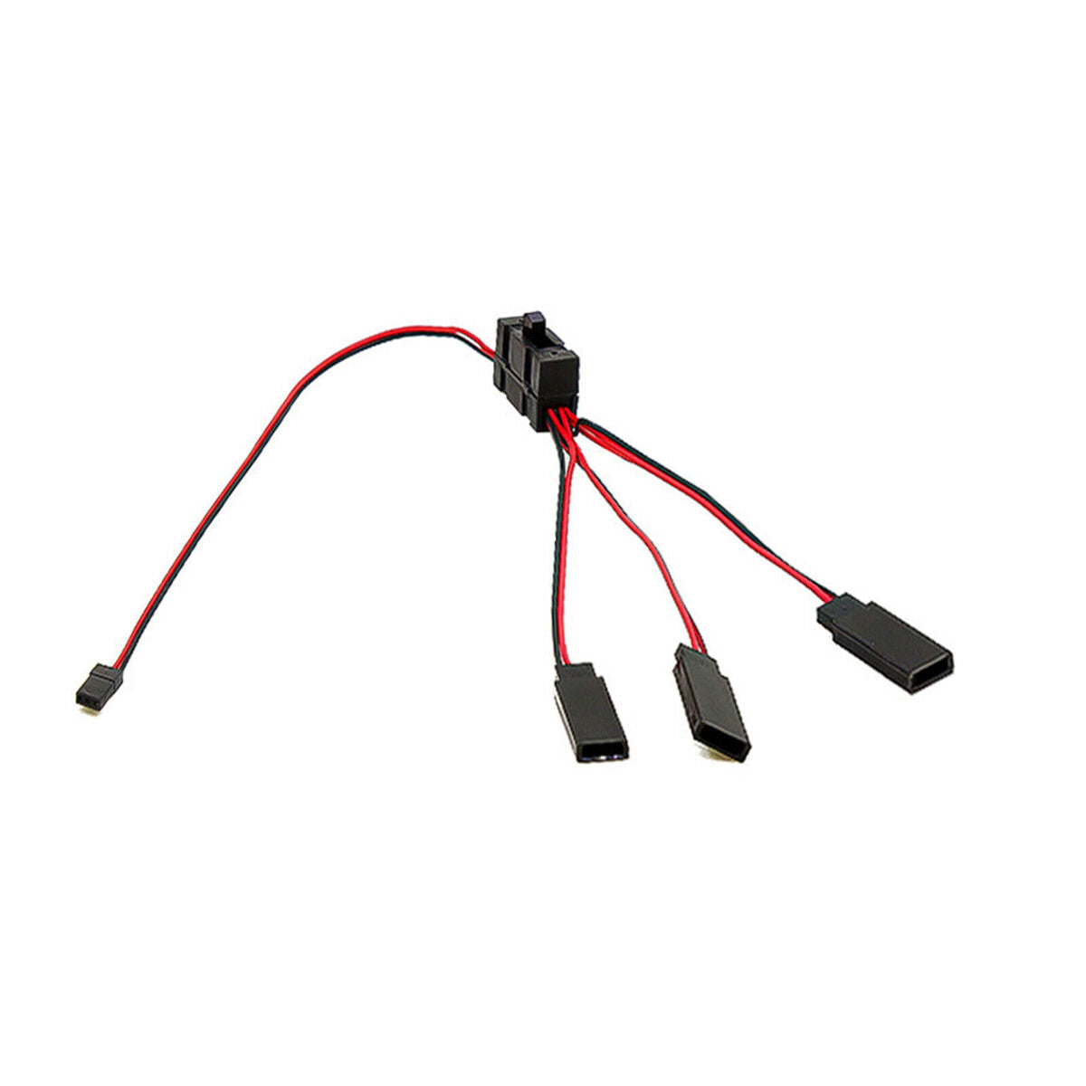 3-way Wire LED Light On/off Switch Y Cable for 1/10 SCX10 TRX-4 RC Crawler Car