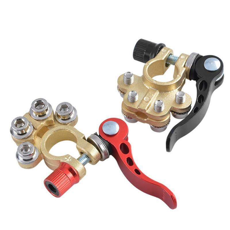 2Pcs Quick Release Disconnect Hex Wrench Car Battery End Terminal Connectors