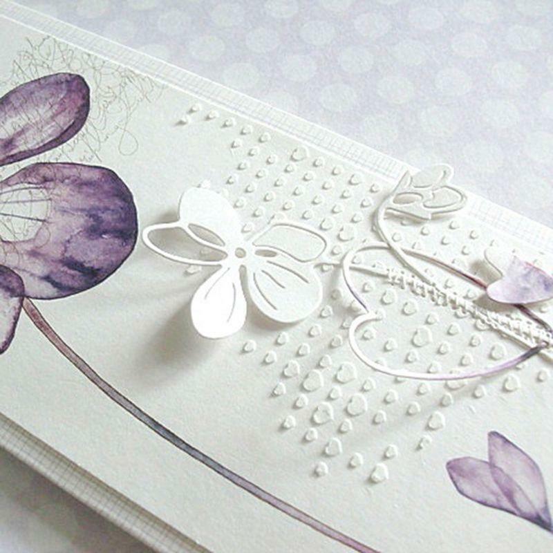 Beautiful Flower Metal Cutting Dies Stencil Scrapbooking DIY Album Stamp Paper
