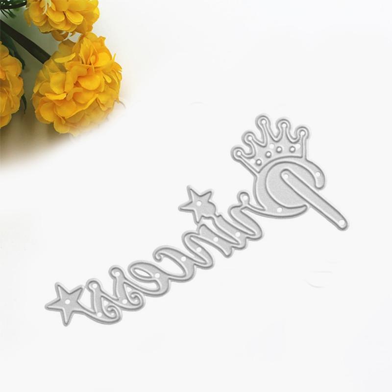 Crown Princess Metal Cutting Dies Stencil DIY Scrapbooking Album Paper Card Mold