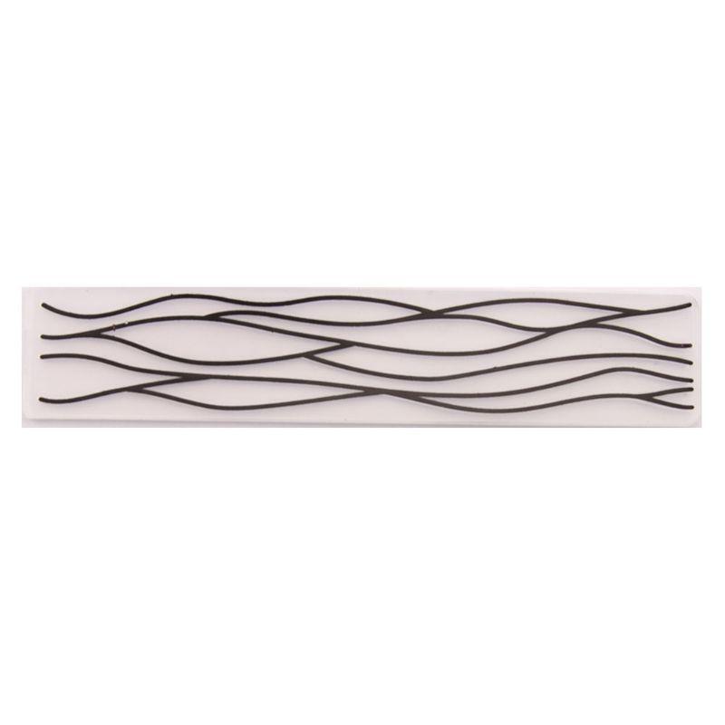 Line Plastic Embossing Folder Stencil Template DIY Scrapbook Photo Album Making