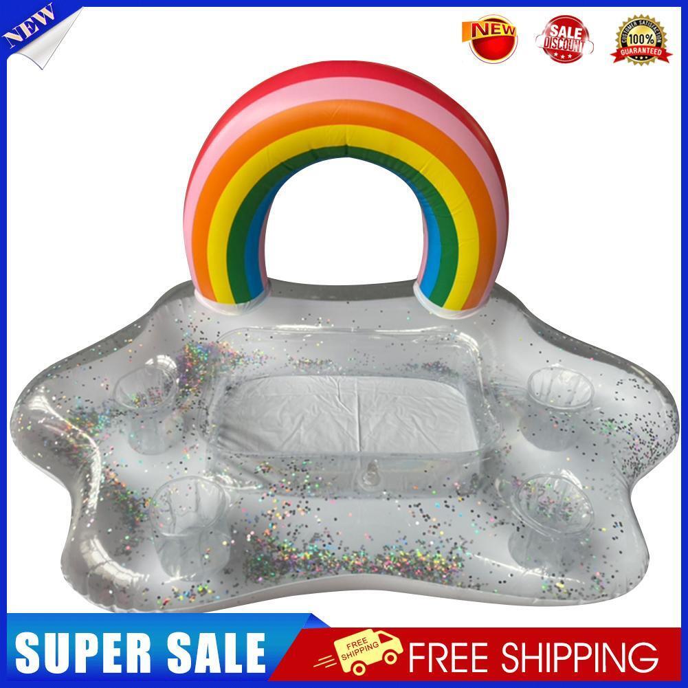 Inflatable Cup Holder Beer Drink Cooler Table Bar Tray Pool Beach Coaster