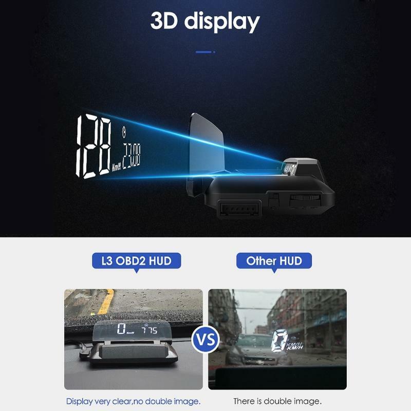 2021 New HUD 5in L3 Head-up Display Multi-function LCD Digital Display