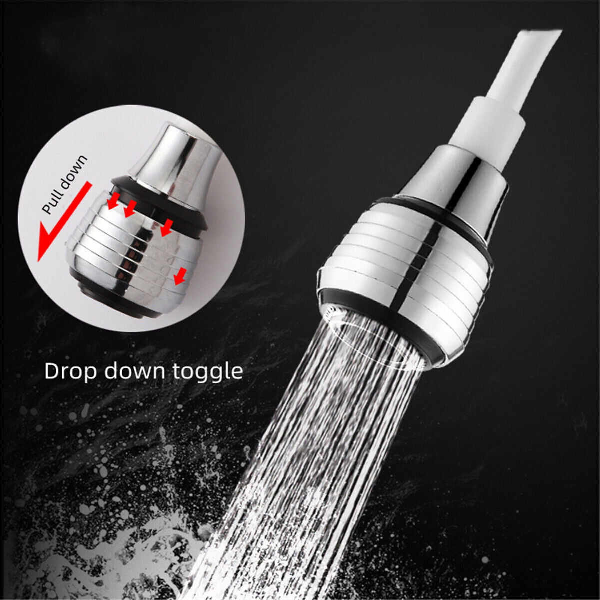 Long Hose Faucet Extender Nozzle Flexible Saving Taps Adapter Sink Spray Bubbler
