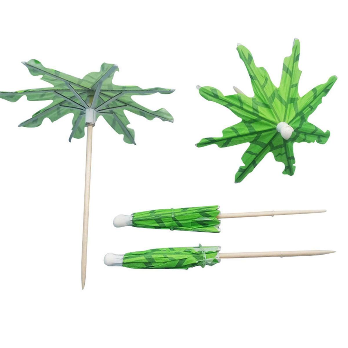 100 * Cocktail Umbrella  Parasol Cocktail Umbrellas Sticks for