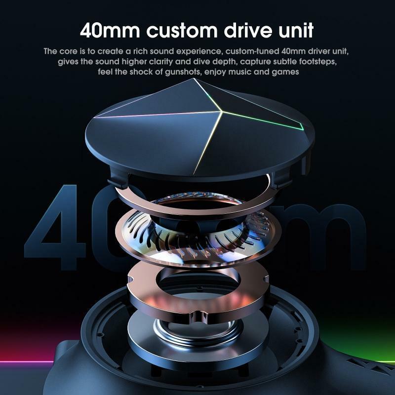 Universal Gaming Headset Over-ear Wired Headset Noise-cancelling Home Office