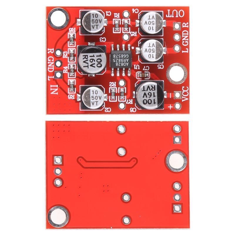 DC 5V-15V 12V AD828 Stereo Preamp Power Amplifier Board Preamplifier Module