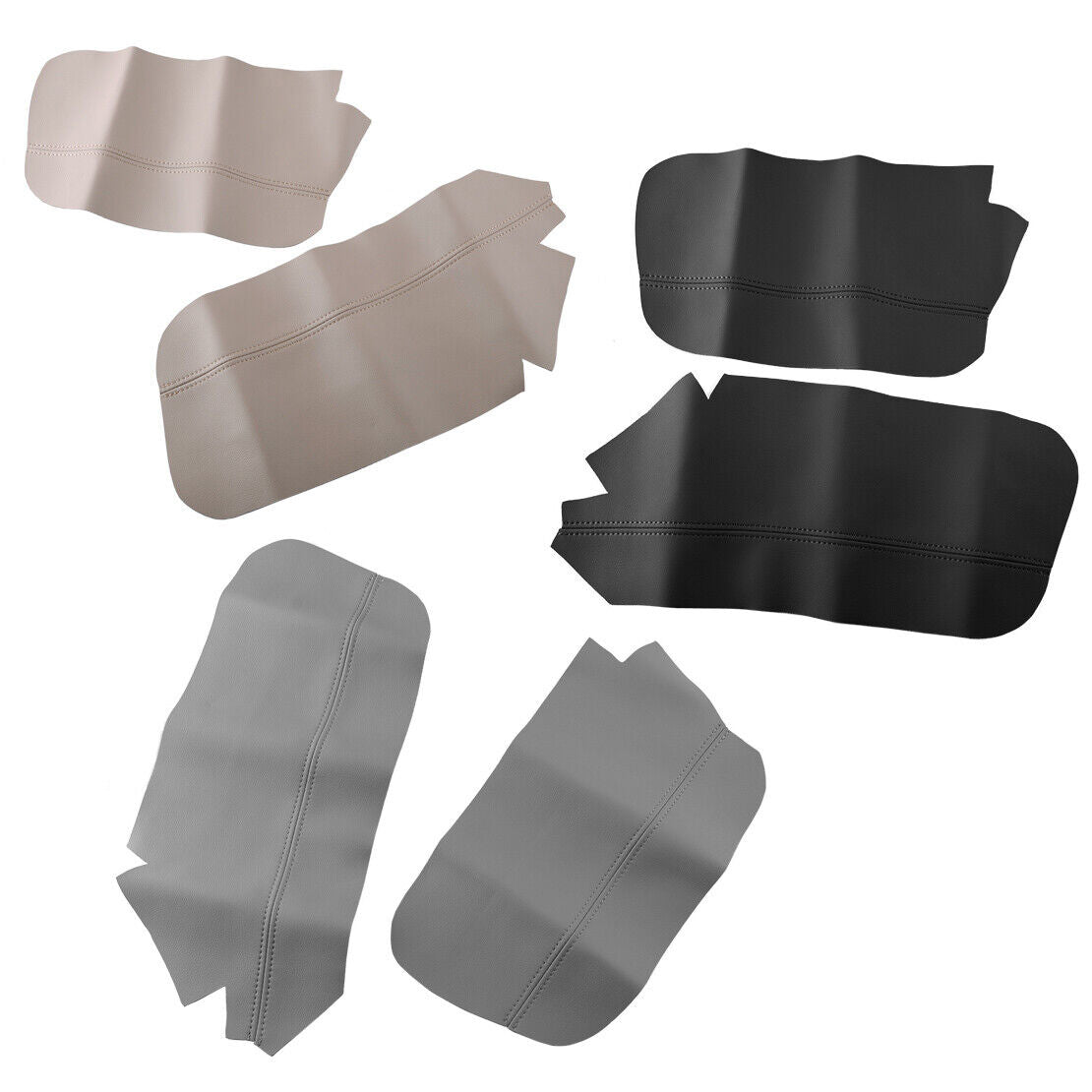 Leather Center Console Lid Armrest Cover Skin Fit For BMW 5 Series F10 F18 Beige