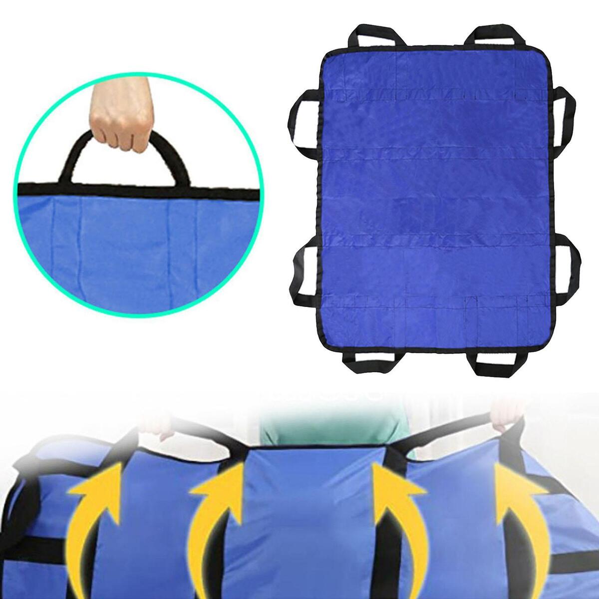 48" x 40" Positioning Bed Pad with Reinforced Handles, Large Patient Transfer