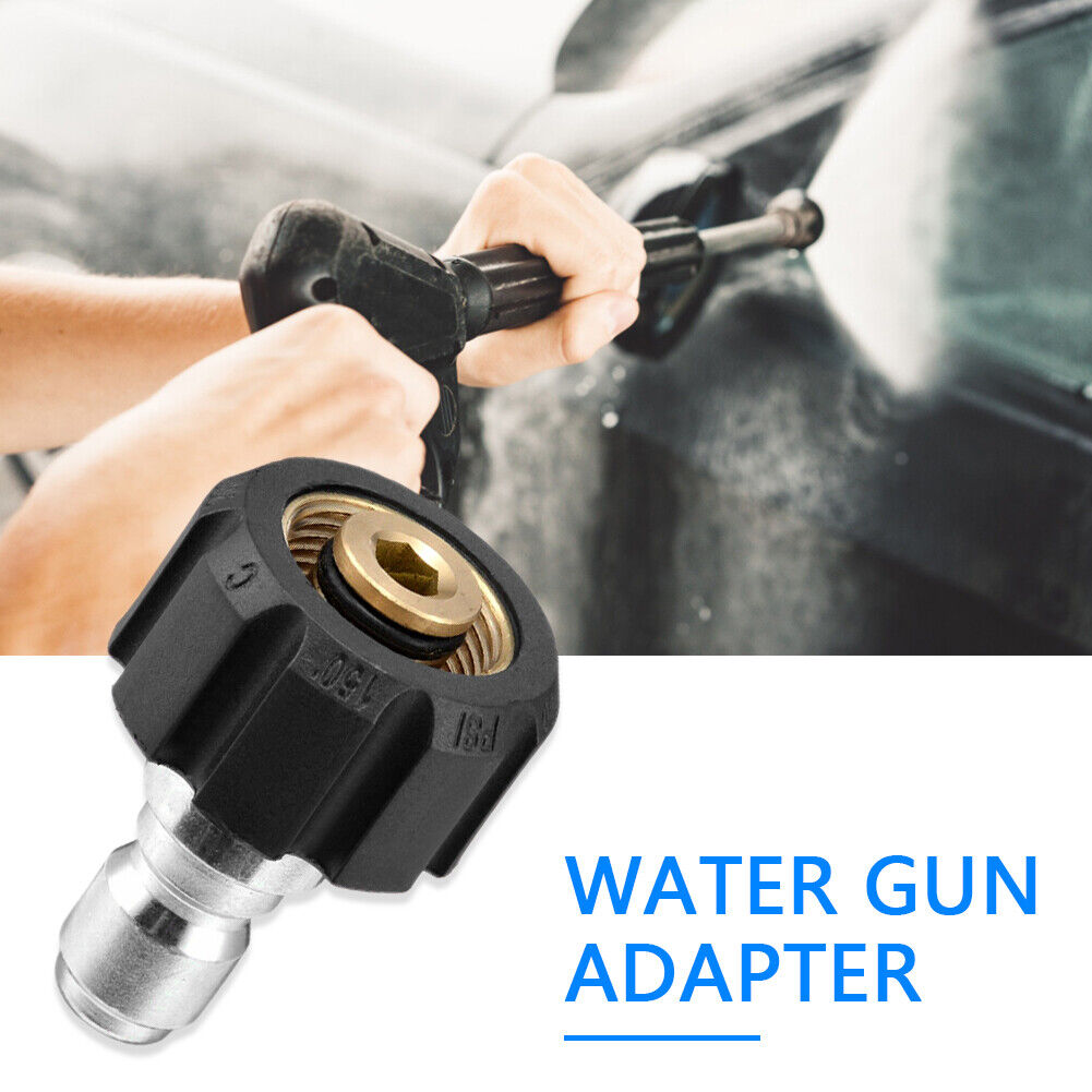 3/8 Quick Connect Male to M22 14 15 Female Adapter for Pressure Washer