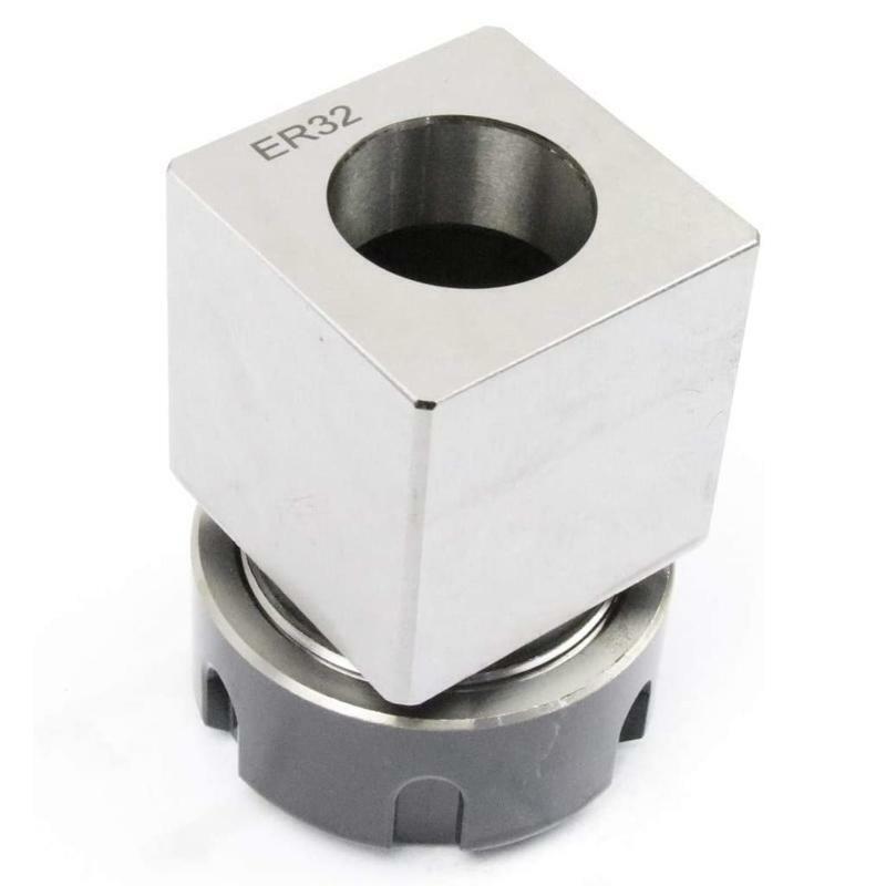 2x/Set ER-32 Collet Chucks Block Set Square and Hex Workholding Holder for CNC