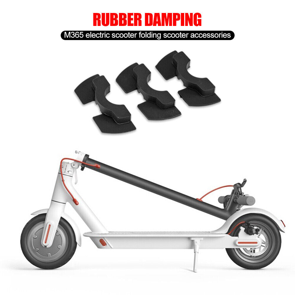 6pcs Rubber Damping Electric Scooter Vibration Damper for M365 (Black)