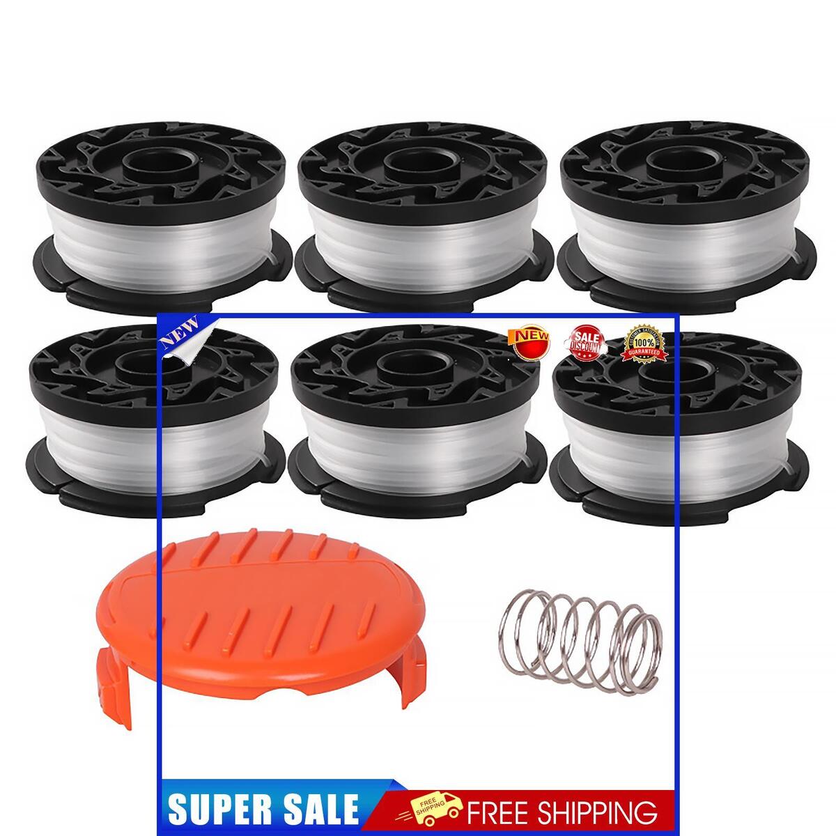 Weed Spools Line String Trimmer Replacement Spool for Black and Decker