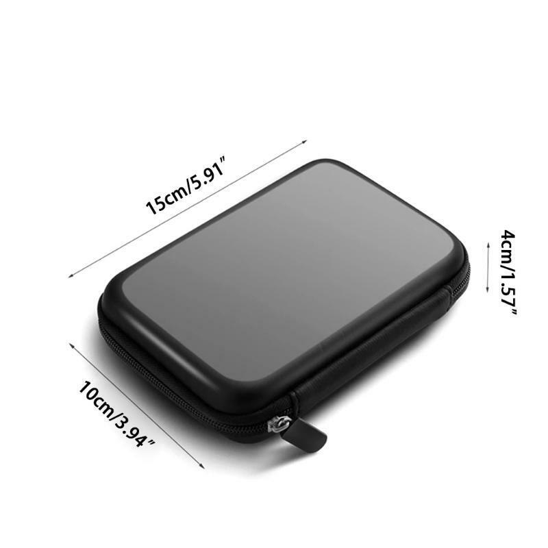 Power Bank Case Hard Case Box For Hard Drive Disk USB Cable Storage Carrying