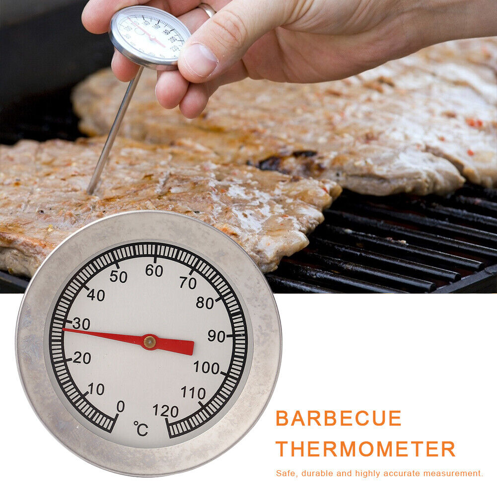 0-120 Celsius Barbecue BBQ Smoker Grill Thermometer Oven Temperature Gauge