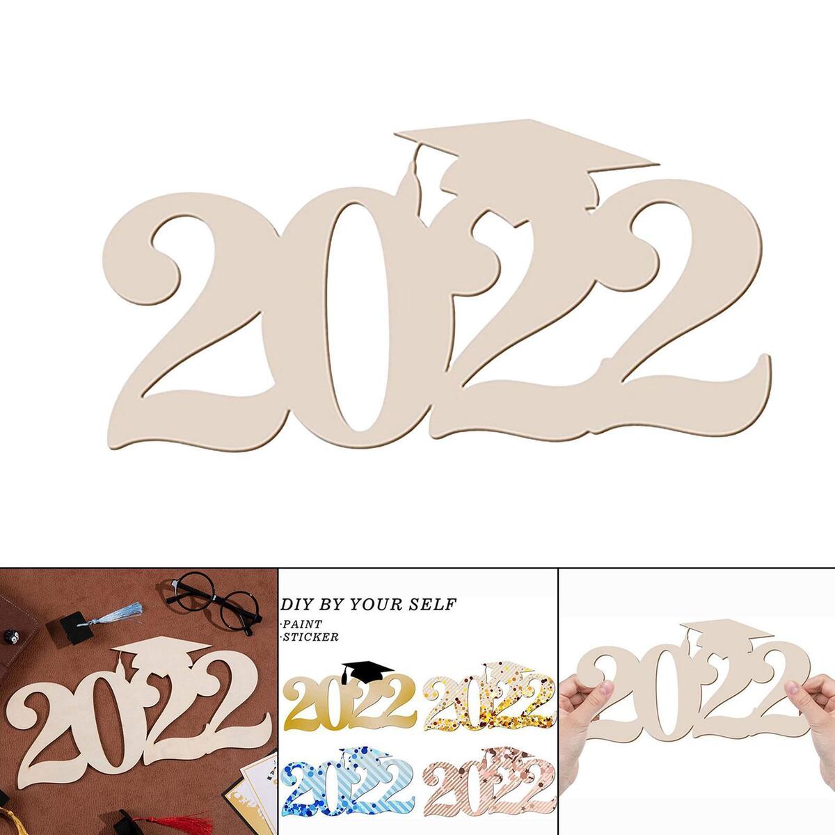 Class of 2022 Graduation Wooden Sign Photography  for Decorative